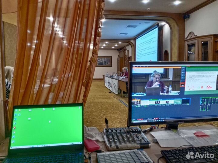 Проведение онлайн трансляций мероприятий, вебинаро