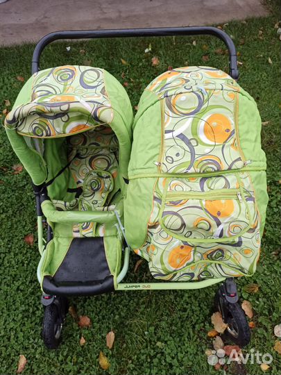 Коляска для двойни 2 в 1