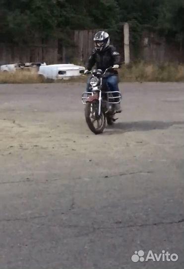 Урок на мотоцикле с Чемпионом