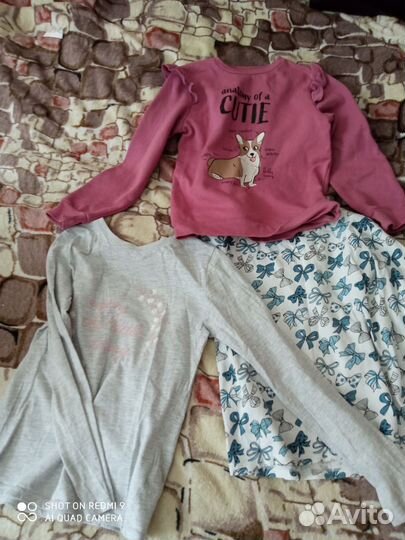 Детские вещи для девочки пакетом