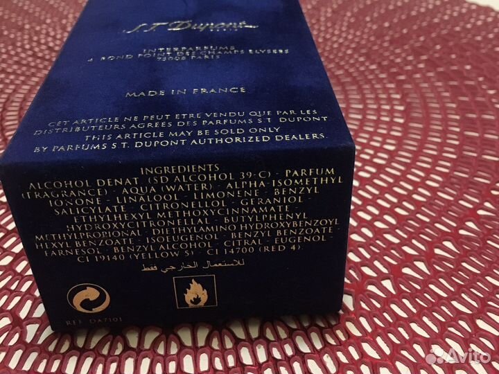 Духи Dupont