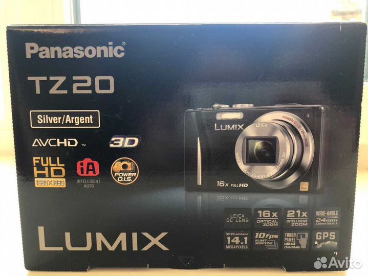 Цифровой фотоаппарат Panasonic - lumix DMC-TZ20. Ц