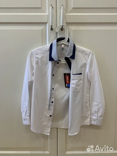 Рубашка pelican 128 новая