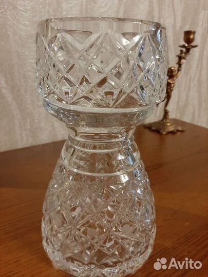 Ваза хрустальная 