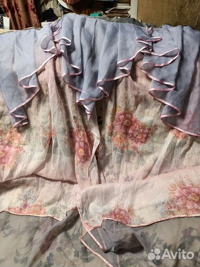 Шторы на кухню бу 195-175