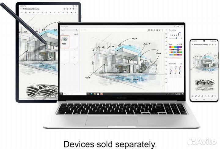 Новый ноутбук Samsung Galaxy Book 15.6 i7/16/512