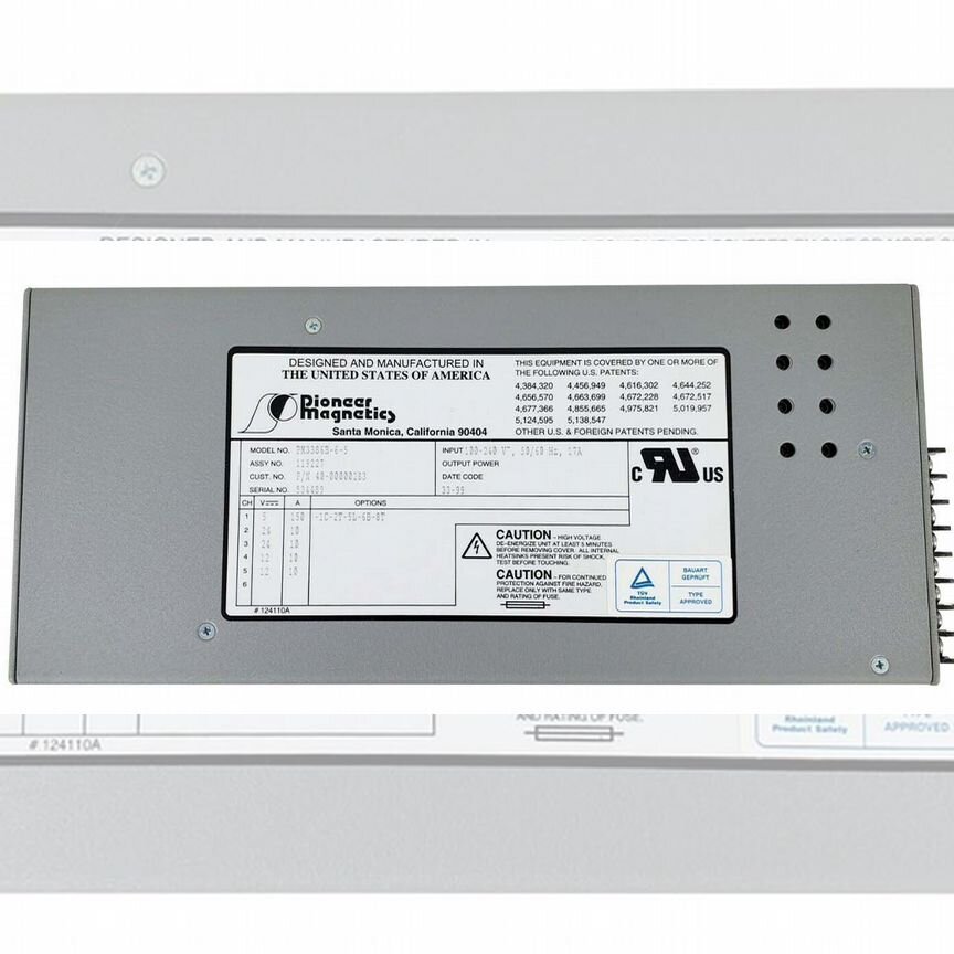 [PM3386B] Блок Питания Pioneer Magnetics Pm3386b-6-5 1500w