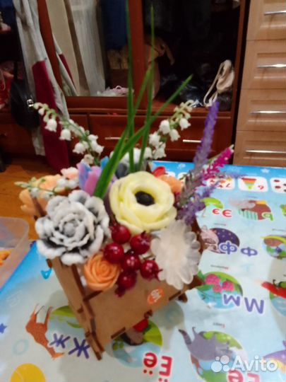 Корзиночки из мыла