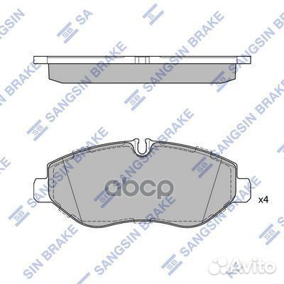 SP4410 колодки дисковые передние Iveco Daily I