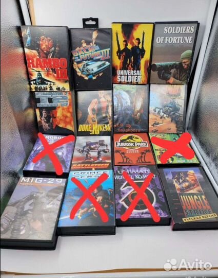 Картриджи для Sega Mega drive 2 16 bit