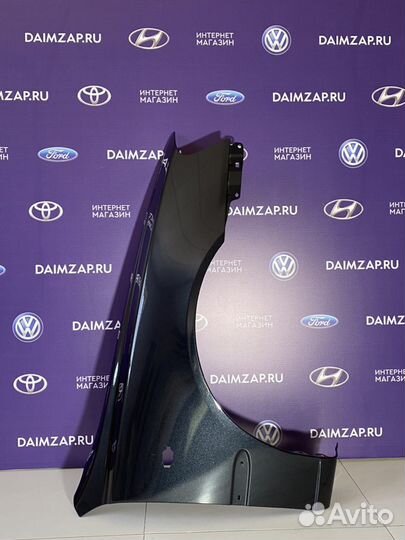 Крыло Hyundai Accent Правое Чёрный