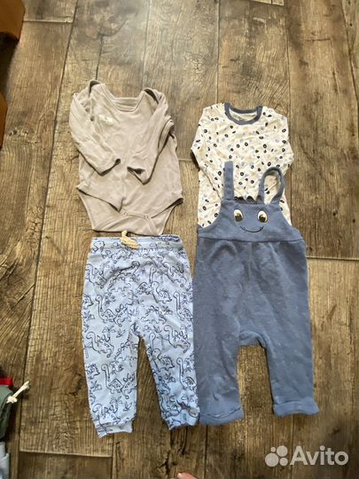 Вещи пакетом на мальчика 74-80