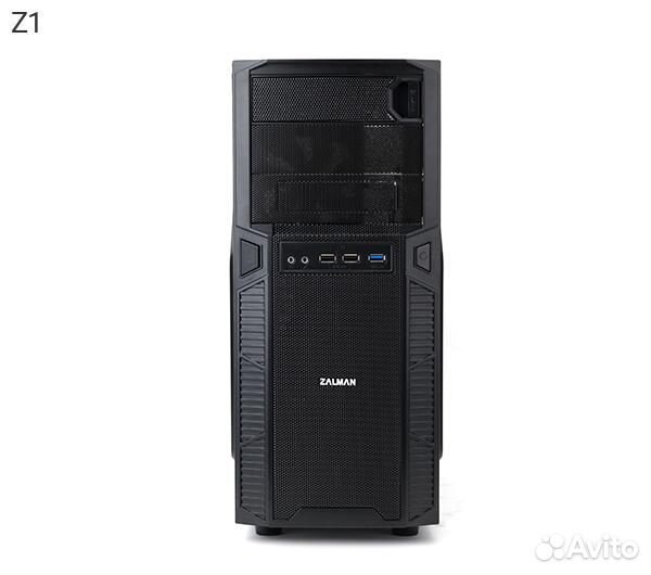 Корпус Zalman Z1 Miditower Без бп чёрный, Z1
