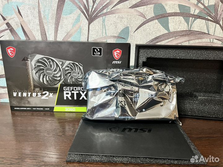 Новая Видеокарта MSI nvidia GeForce RTX 3060