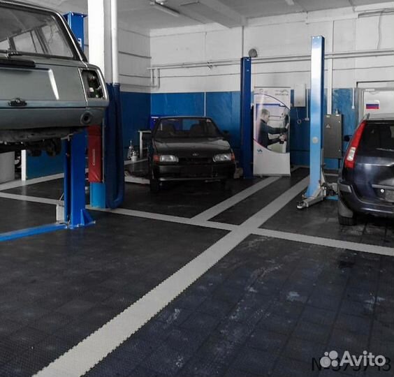 Модульная пвх плитка для гаража