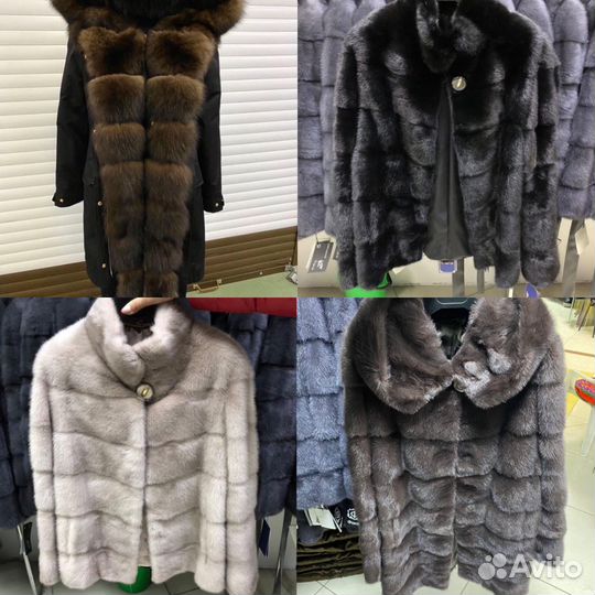 Шуба норковая песцовая шуба трансформер