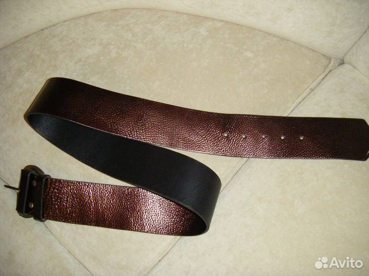 Ремень кожаный набедренный стильный женский