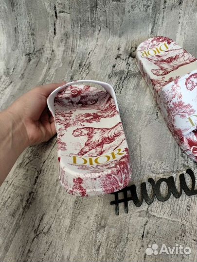 Женские шлепанцы dior 35-40