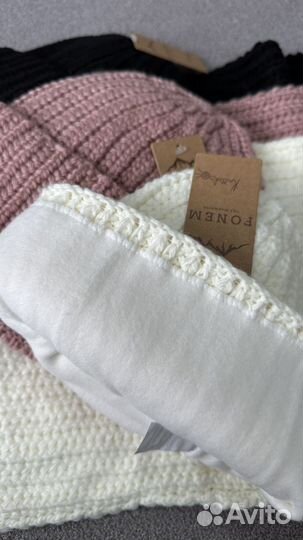 Комплект шапка и снуд женский