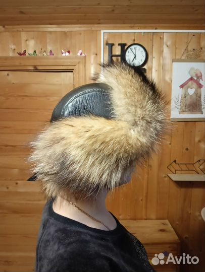 Шапка ушанка меховая