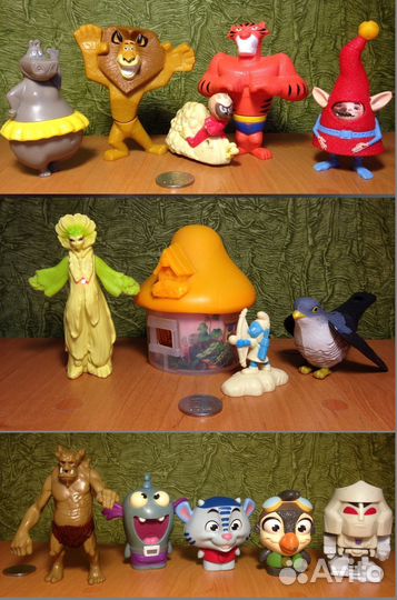 Игрушки Макдональдс хеппи мил