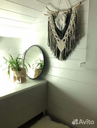 Панно макраме на стену