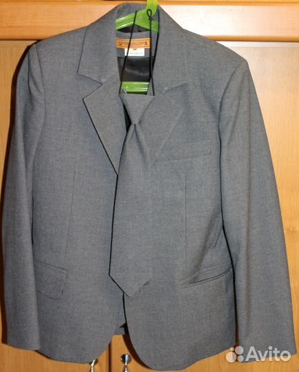 Пиджак, жилет и галстук, 122-128-134