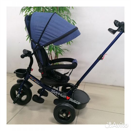 Новый велосипед-коляска Фарфелло (разворот на 360)