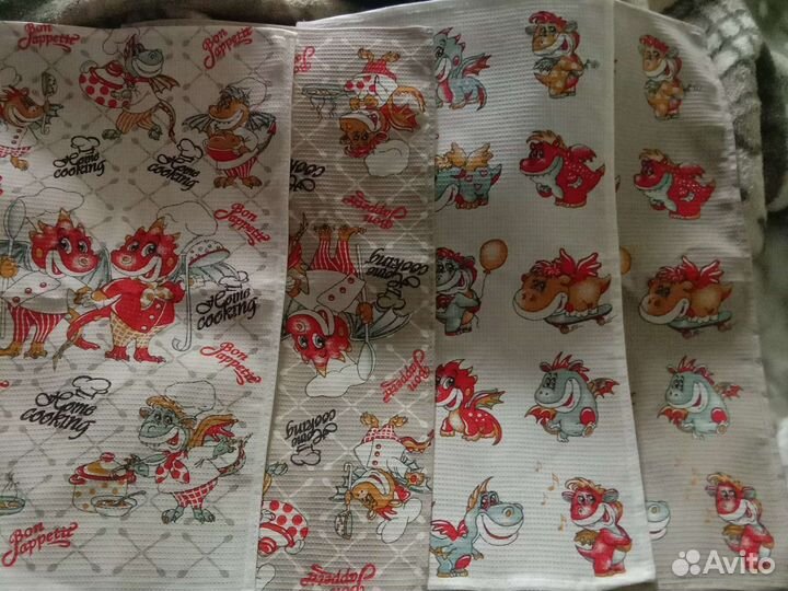 Новогодние полотенца в упаковке