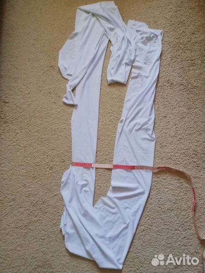 Ткань белый трикотаж