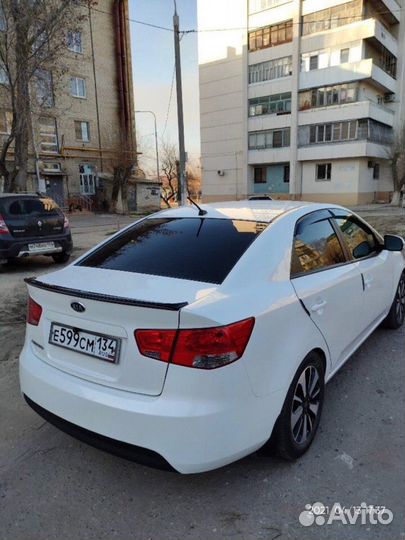 Спойлер Kia cerato 2 седан. Некрашеный