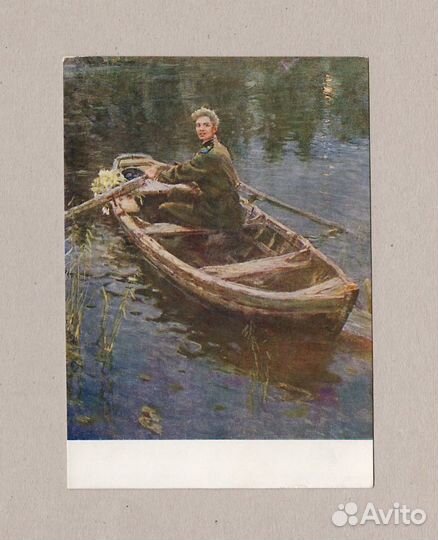 СССР открытки соцреализм Дмитриевский солдат воин