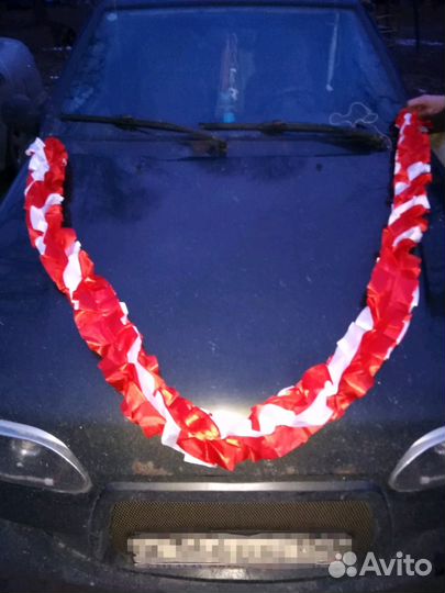 Свадебные ленты на машину