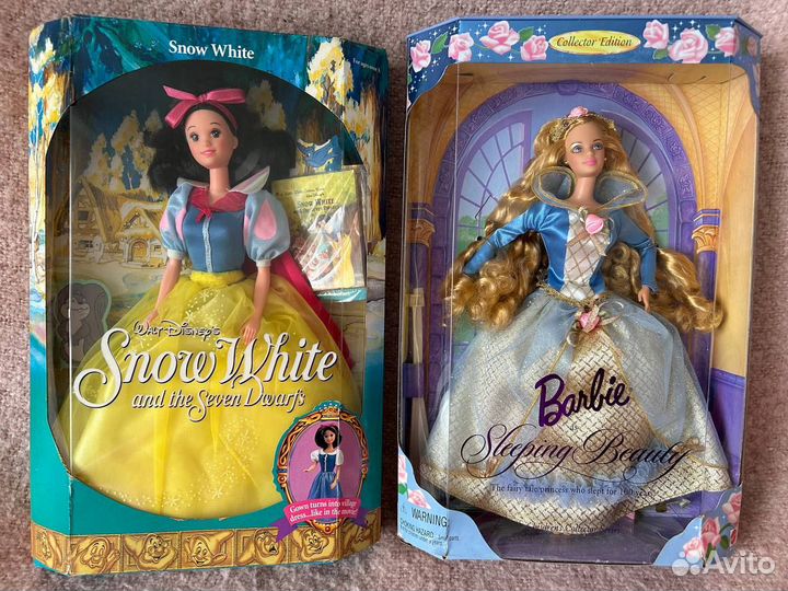 Barbie Snow White Белоснежка & Sleeping Beauty