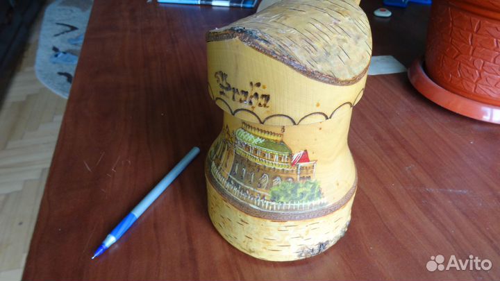 Пивная деревянная кружка