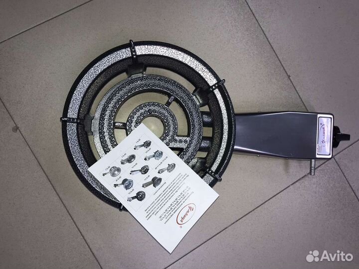 Газовая горелка двухконтурная(чугунная)