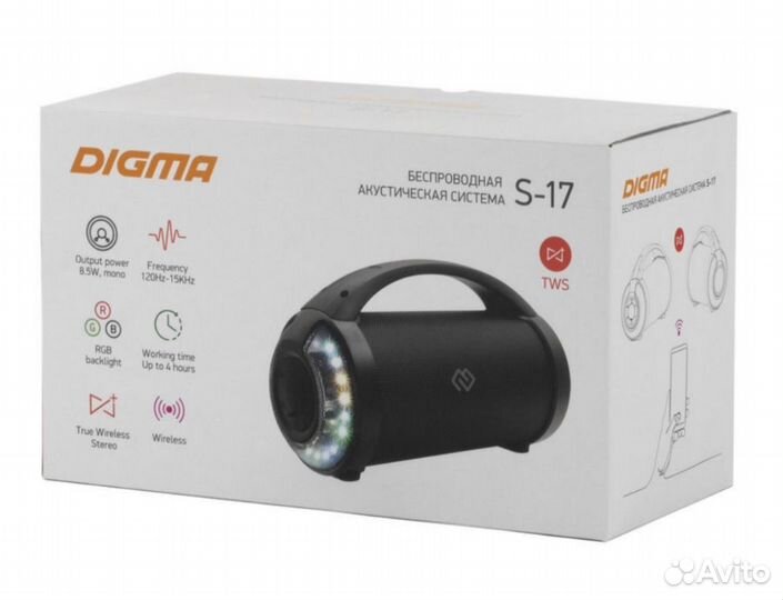 Портативная колонка S-17 Black