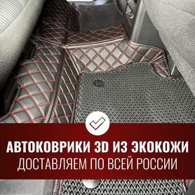 3D коврики из экокожи Mitsubishi Pajero Sport