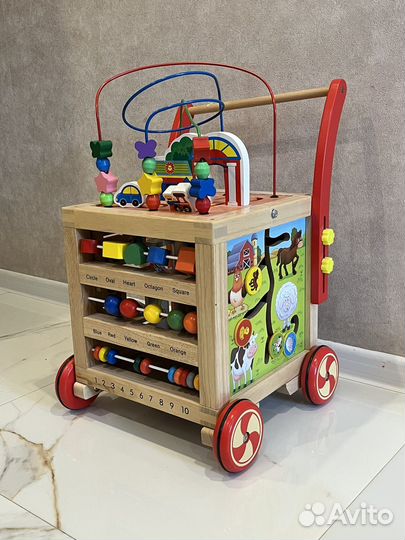 Ходунки каталка с бизибордом