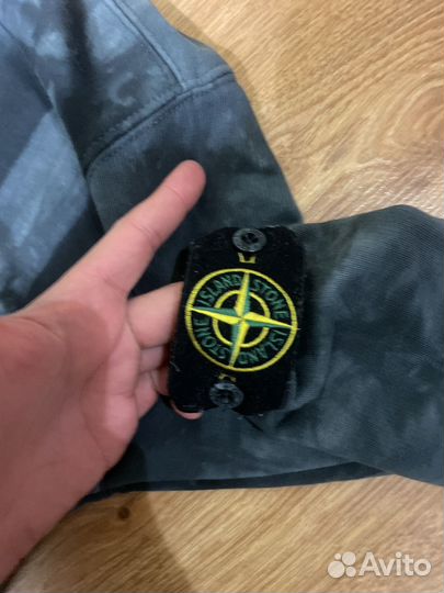 Stone island свитшот серый