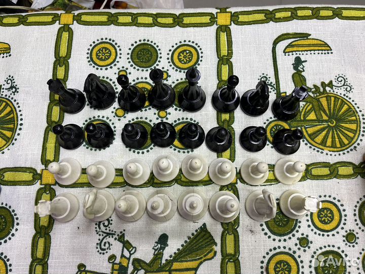 Шахматы СССР большие пластмасса игры