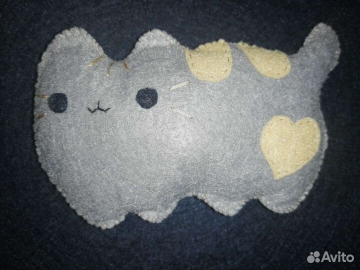 Котик из фетра