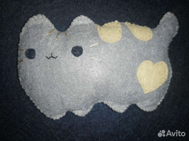 Котик из фетра