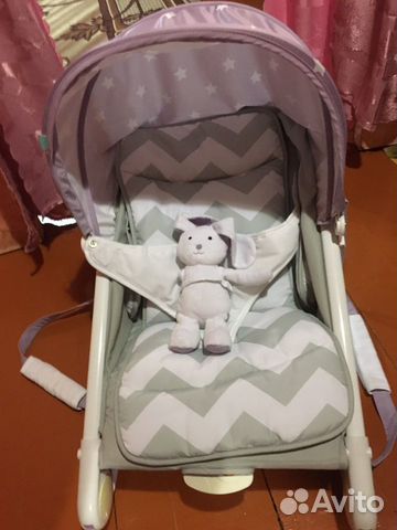 Шезлонг детский музыкальный