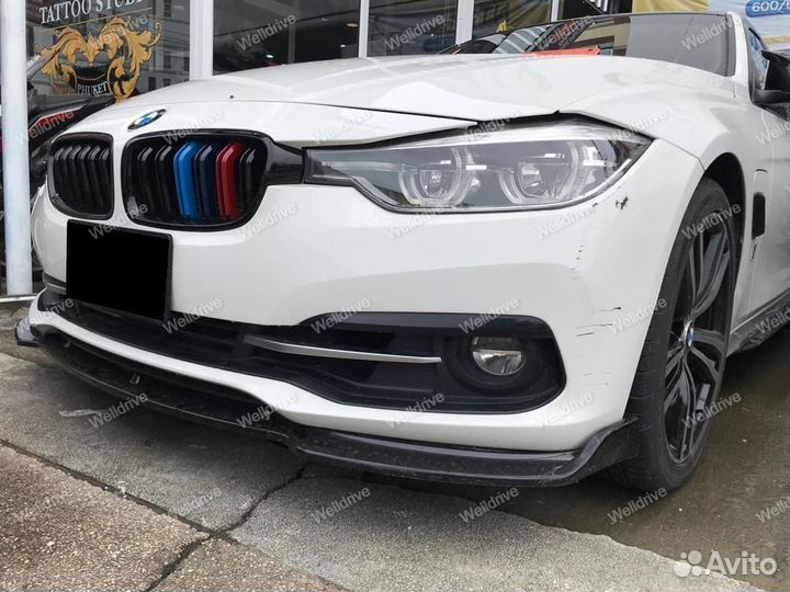 Сплиттер BMW 3 F30 NM на бампер без М пакета
