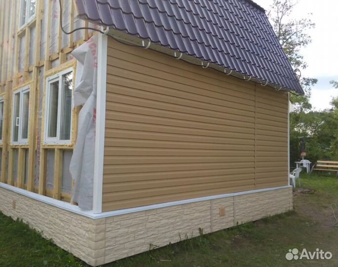 Фасадные работы, утепление домов, сайдинг