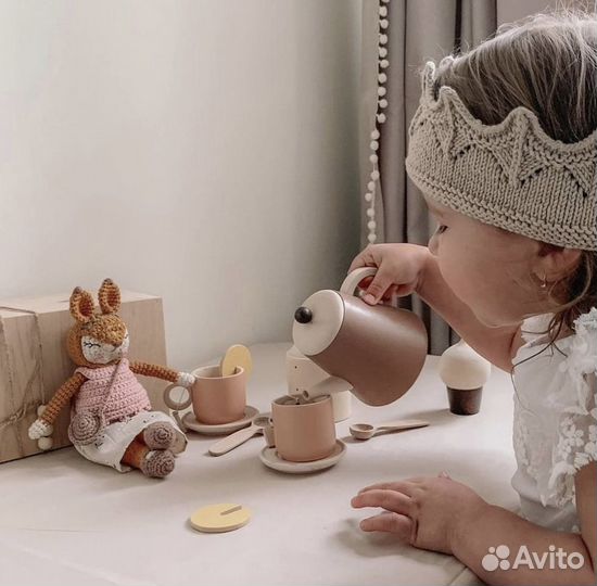 Деревянная посудка ручной работы