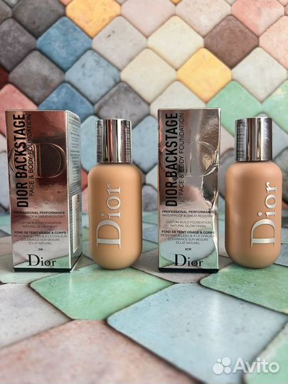 Тональная основа dior backstage face AND body
