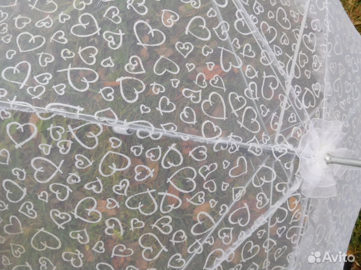 Зонт свадебный кружевной для фотосессии