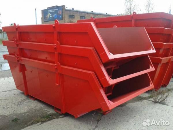 Вывоз кирпича, грунта, контейнером 8м3